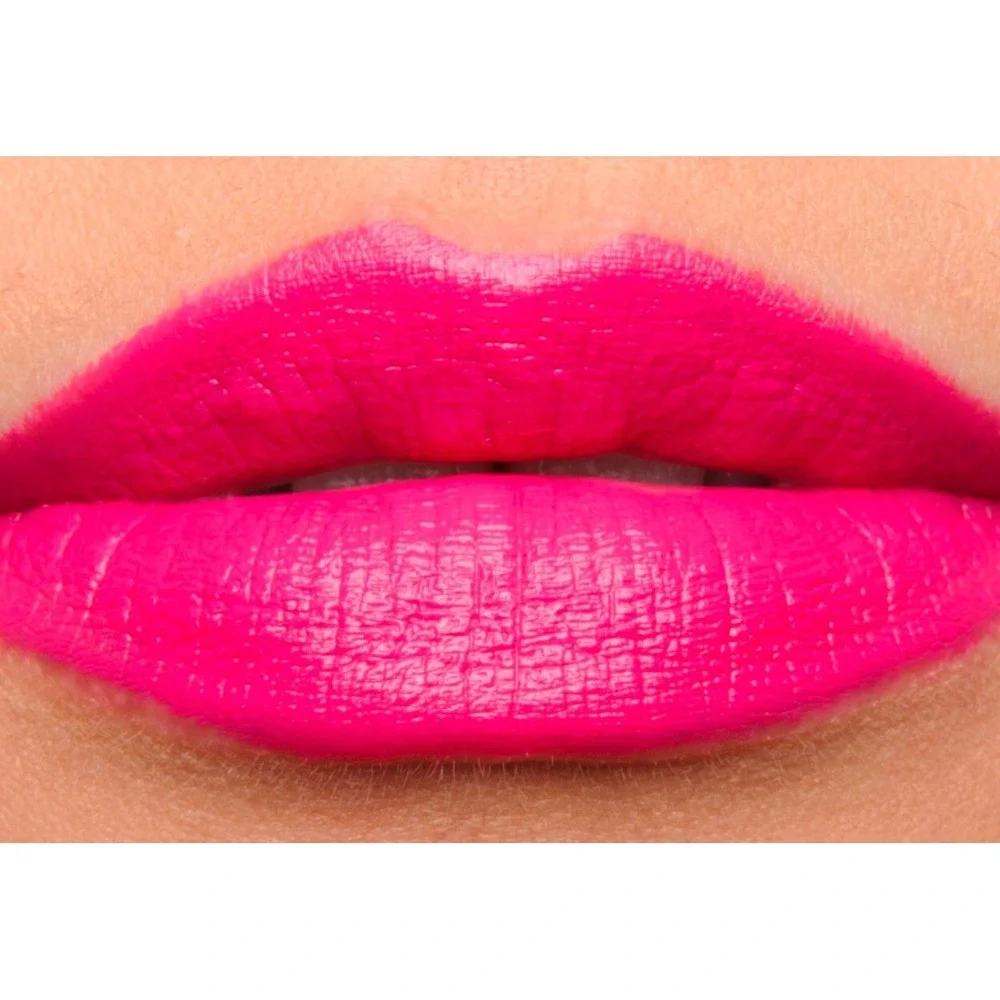 BITE BEAUTY Luminous Creme Lipstick Bellini Fuchsia Pink Cream Full Size